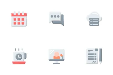 Remote Working Icon Pack