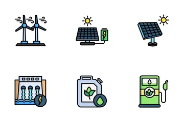 Renewable Energy Icon Pack