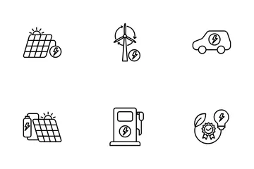 Renewable Energy Icon Pack