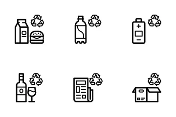 Renewable Energy & Recycling Icon Pack