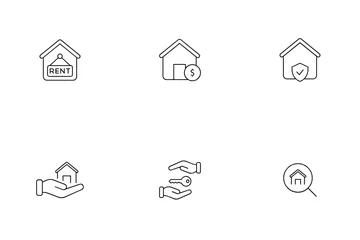 Rent House Icon Pack