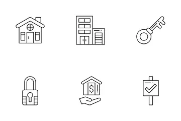 Rental Estate Icon Pack