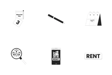 Renting Moving Icon Pack