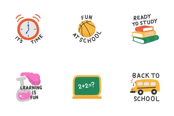 Retour à l'école Icon Pack