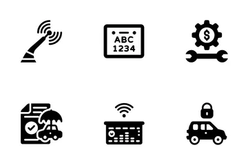 Reparación de autos Paquete de Iconos