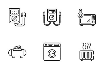 Reparación de electrodomésticos Paquete de Iconos