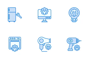 Reparación de electrodomésticos Paquete de Iconos