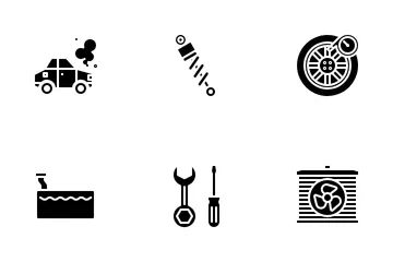 Réparation automobile Icon Pack