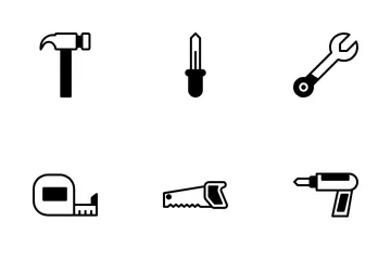 Reparierwerkzeug Symbolpack