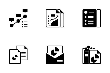 Report Analysis Icon Pack