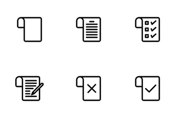 Report Documents Icon Pack