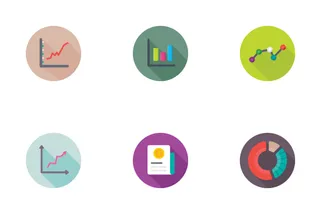 Reports And Charts Flat Icons 1