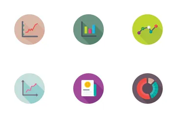 Reports And Charts Flat Icons 1 Icon Pack