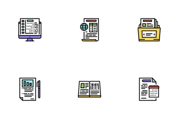 Reports Documentation Icon Pack