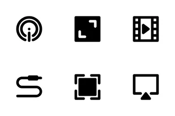 Reproductores de vídeo Paquete de Iconos