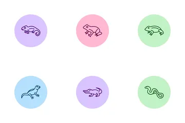 Reptiles And Amphibians Icon Pack