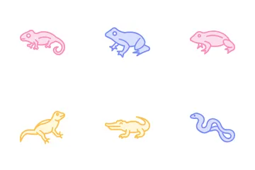 Reptiles And Amphibians Icon Pack