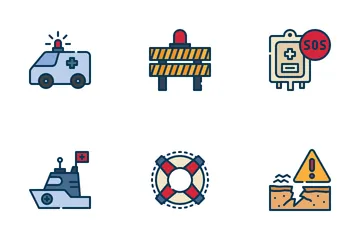 Rescue Emergency Icon Pack
