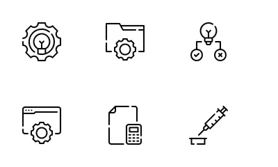 Research And Development Icon Pack