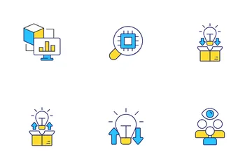 Research And Development Management Icon Pack