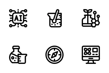 Research Tools Icon Pack