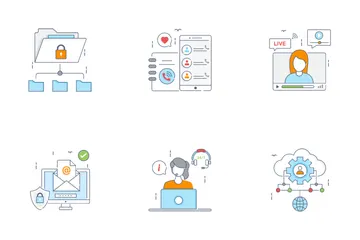 Réseau et communication Pack d'Icônes