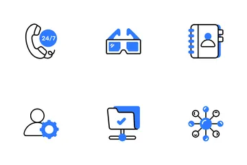 Réseau et communication Icon Pack