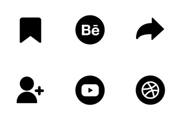 Réseaux sociaux Pack d'Icônes