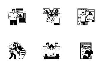 Réseaux sociaux Pack d'Icônes