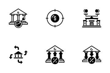 Réserve fédérale américaine (FED) Pack d'Icônes