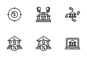 Réserve fédérale américaine (FED) Pack d'Icônes