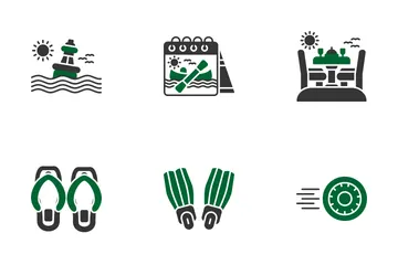 Balneario Paquete de Iconos