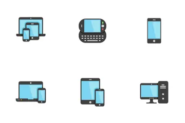Responsivo y dispositivo Paquete de Iconos