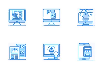 Ressource de conception et processus créatif Pack d'Icônes