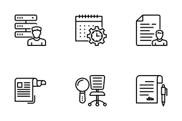 Ressources humaines Pack d'Icônes