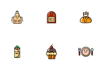Restaurant And Food Icon Pack