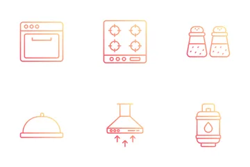 Restaurant And Kitchen Icon Pack