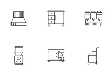Restaurant Equipment Icon Pack