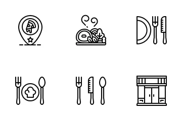 Restaurant Equipment Icon Pack