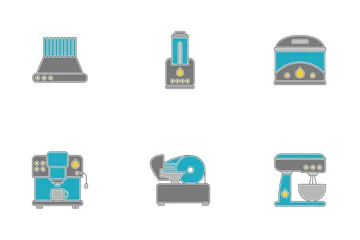 Restaurant Equipment Icon Pack