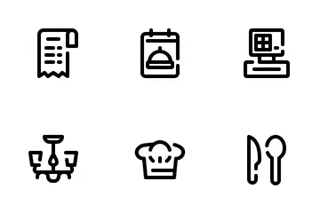 Restaurante Paquete de Iconos