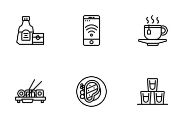 Restaurante Paquete de Iconos
