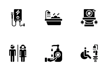 Restroom And Facilities Icon Pack