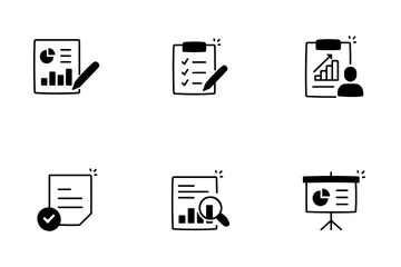 Descripción general del resumen ejecutivo Paquete de Iconos