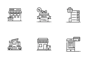 Retail Shopping Icon Pack