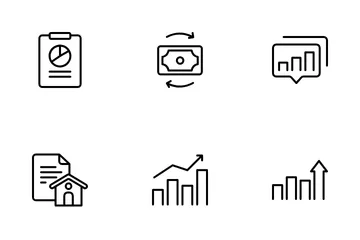 Retorno de la inversión Paquete de Iconos