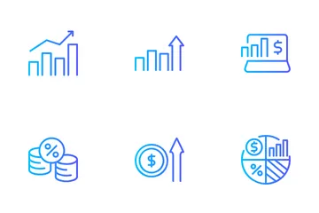 Retorno de la inversión Paquete de Iconos