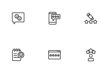 Commentaires de satisfaction Pack d'Icônes