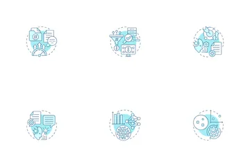 검색 증강 세대 아이콘 팩