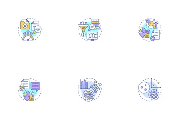 검색 증강 세대 아이콘 팩